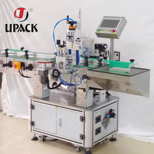 Etiquetadora de Botellas de Vino Eléctrica Semiautomática UPACK LT-50, Etiquetadora de Escritorio Plana con Motor para Botellas de Metal, Vidrio, Papel y Madera - Product Image 2
