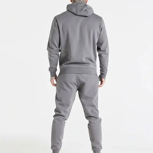 Ensemble survêtement homme deux pièces hiver haute qualité : pantalon de jogging ample et sweat à capuche personnalisé, épais et respirant pour l'extérieur - Product Image 3