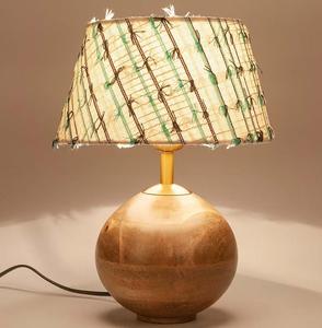 Wooden Table Lamp With E27 Base Minimalist Design Large Size For Bedroom Decorative <b>Lighting</b> - Product Image 2