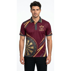 Fabricant de polos de haute qualité pour le dart, couleurs et broderies personnalisées pour les équipes de tournoi, les clubs et les marques de vêtements de sport - Product Image 1