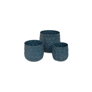 Pots de plantes en métal coloré, design vert, parfaits pour la décoration intérieure et extérieure, design de jardinières pour fleurs. - Product Image 6