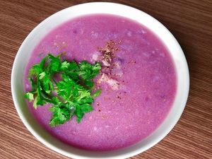 Igname Violette Hachée Congelée pour Soupe, Crevettes, Gâteaux de Porc, Desserts Sucrés, Garniture de Raviolis, Mousse, Pudding 500g 1kg 10kg - Product Image 3