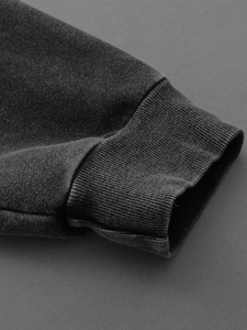 Conjunto de Chándal Urbano para Hombre, Lavado Ácido Personalizado, Efecto Desgastado por el Sol, Sudadera con Cremallera Estilo Vintage, Pantalón Holgado, 100% Algodón Liso - Product Image 6