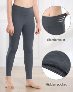 Leggings Deportivos para Niños, Tejidos en Poliéster, Elásticos, Transpirables, Cómodos, Ajuste Dulce, Casuales, para la Escuela, Juego y Moda - Product Image 6
