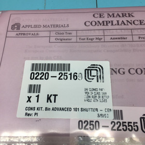 AMAT 0220-25169 KIT DE CONJUNTO. Obturador ADVANCED 101 de 8 Pulgadas - Equipo y Piezas de Semiconductores de Confianza de Global Legacy Semiconductor - Product Image 6
