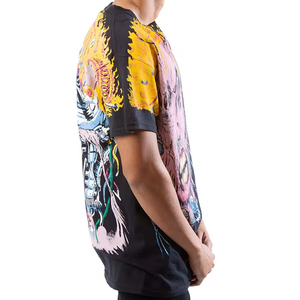 Camiseta de Hombre con Estampado de Sublimación de Puente Urbano, Manga Corta, Cuello Redondo, Corte Regular, Transpirable, Informal, de Poliéster - Product Image 4