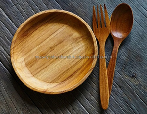 Plaque en bois de qualité supérieure forme ronde bois poli pour la maison Restaurant hôtel fête de mariage utilisation avec taille personnalisée - Product Image 3