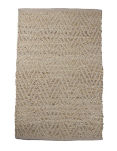Alfombra de Yute de Fibra Natural Tejida a Mano de 10 pies x 8 pies, Ecológica, Antideslizante para Interiores, Tejido Plano Reversible, Estilo Bohemio para Hogar, Hotel u Oficina - Product Image 1