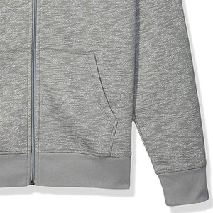 Sweat à capuche zippé élégant pour homme, veste confortable à fermeture éclair sur le devant pour tenues décontractées et mode quotidienne - Product Image 6