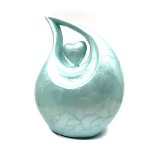 Latest Teardrop Cremation Urn Human <b>Ashes</b> Tabletop Display Adults Memorial <b>Ashes</b> <b>Keepsake</b> Handmade Customizable Uzair UHI-119 - Product Image 2