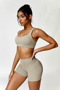 Sujetador Deportivo para Mujer, Color Verde Claro, Estilo Racerback, Sin Varillas, Sin Costuras, Transpirable, Diseño Deportivo, Spandex y Poliéster, para Todas las Temporadas - Product Image 6