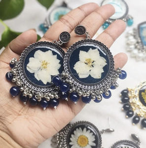 Resin Epoxy Craft Ear Ring Unique Design Ear Ring Resin Ear Ring Antique Women <b>Earring</b> - Product Image 3