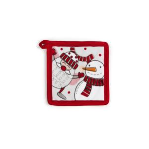 ที่วางหม้อเอ็กเซลซา ตุ๊กตาหิมะ ผ้าฝ้าย 20x0.5x20 ซม. หลากสี - Product Image 1