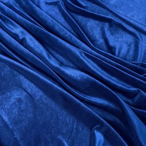 Velvet 9000 Solid Fabric Royal Blue Breathable Quick-Dry Wrinkle Resistant Apparel Home Textile Dress Blazer Suits Australia - Product Image 2