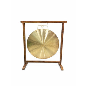 Gong indien avec mallette pour la sonothérapie et la méditation, instrument de percussion 100% artisanal - Product Image 2