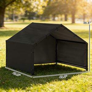 Tenda Parasole per Cani da Esterno con Tettoia, Cuccia per Animali Domestici di Piccola, Media e Grande Taglia per Uso Esterno - Product Image 2