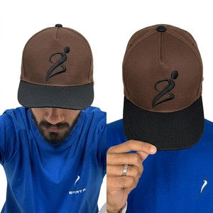 หมวกเบสบอล 5 แผง ขายส่ง ปักโลโก้ได้ตามต้องการ ขายดี รูปแบบทันสมัย ผ้าฝ้าย 100% สำหรับผู้ใหญ่ 男女 ใช้ได้ทั่วไป - Product Image 3