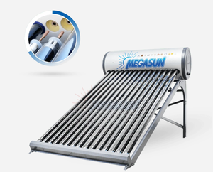 Chauffe-eau solaire MEGASUN 200L à tubes évacués en acier inoxydable, économie d'énergie, pour maison et hôtel, thermosiphon passif - Product Image 3