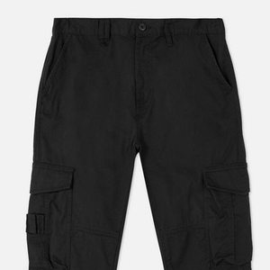Pantalones Cargo de Lona Vintage para Hombre, Cintura Media, Corte Recto, para Senderismo, Trabajo, Casuales, con Bolsillos Laterales, Secado Rápido, Transpirables, 100% Poliéster - Product Image 5