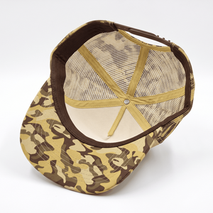 Gorra Trucker de Camuflaje Personalizada, Gorra de Malla de 5 Paneles con Logotipo de Parche Tejido, Gorra de Béisbol Deportiva para Exteriores con Cierre Ajustable, Fabricante de Gorras OEM ODM 2026 - Product Image 6