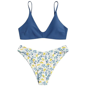 Women's <b>Sexy</b> Beach <b>Bikini</b> Two Piece <b>Set</b> Spandex/Nylon Material Breathable Eco-Friendly Summer Swimwear - Product Image 2