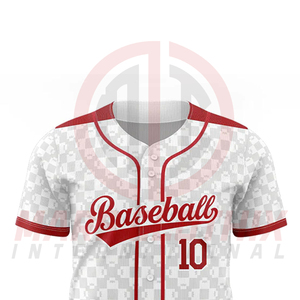 Camiseta de béisbol sublimada personalizada para equipos, con logotipo y diseño personalizados, para venta en línea. - Product Image 5