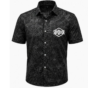 Chemise décontractée de luxe pour homme, élégante, avec impression numérique premium et design moderne à boutons pour un look tendance - Product Image 1