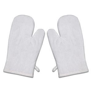 Gants de four en coton 100% de haute qualité, blancs unis, taille et couleur personnalisées, au meilleur prix pour les commandes en gros - Product Image 6