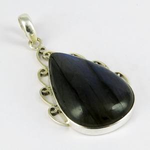 Bleu!! Labradorite pendentif en argent Sterling 925, bijoux en argent Sterling 925 - Product Image 1