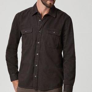 Daily Wear With Logo Designing Men Tee Shirt Turn <b>Down</b> Collar And Button Closure Stylish / Breathable Design 2026 Full Sleeves - Product Image 1