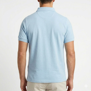 Camisas de Golf Casuales Elegantes de Secado Rápido para Hombre, de Algodón de 180 GSM, con Cuello Camisero y Logotipo Personalizado de Alta Calidad Impreso por Transferencia de Calor - Product Image 2