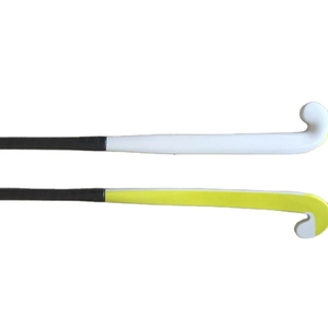 Meilleures ventes : Équipements de hockey sur gazon de qualité supérieure, longueur personnalisable, pour intérieur et extérieur, blanc et jaune avec pointe noire - Product Image 2
