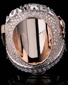 Anillos de Hip Hop Personalizados de Lujo para Hombre con Logotipo, Anillo de Diamante Moissanite S925 con Gema Moissanite para Hombre - Product Image 4