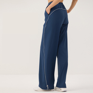Pantalones de Color Sólido al por Mayor, Pantalones Deportivos con Cordón, Logotipo Personalizado, Pantalones Elegantes y Sencillos, Directo de Fábrica - Product Image 4