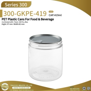High Quality PET Plastic <b>Jar</b> Plastic Can with Easy Open Lid Screw Plastic Lid for Beverage <b>Food</b> Packaging Factory Supply - Product Image 4