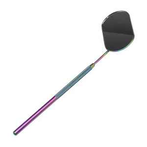 Espejos de Pestañas Redondos de Acero Inoxidable Iluminados al por Mayor, Espejos de Inspección de Pestañas y Maquillaje en Forma de Corazón con Logotipo Personalizado - Product Image 1