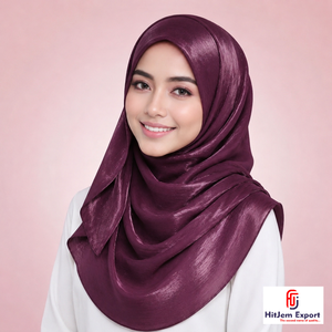 Green Zimmy Choo Square Hijab Scarf Solid Color Soft <b>Head</b> <b>Wrap</b> Casual Style Spring Summer Wear - Product Image 2