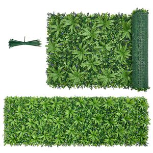 Pannelli di Bosso Artificiale 40x120 per Protezione Solare - Sfondo Verde per Interni, Siepe per Privacy, Erba Finta - Product Image 1