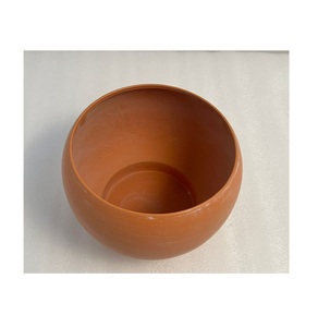 Maceta de hierro hecha a mano con acabado de terracota para jardín, balcón, interior y exterior, decorativa para flores y plantas. - Product Image 2