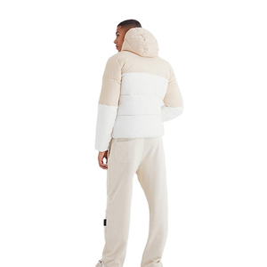Wholesale Men Thick Eco-Friendly 100% Polyester Puffer <b>Jacket</b> Waterproof Durable Shell Regular Fit Casual Street Winter Coat OEM - Product Image 2
