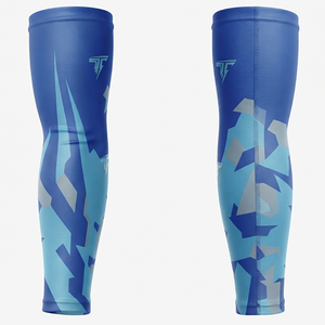 TAISON SPORTS Manchon de compression unisexe en polyester et élasthanne 220g à séchage rapide, protection UV, impression numérique personnalisée du logo - Product Image 1