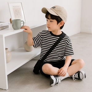 Shorts en sergé kaki pour garçons OEM ODM, 100% coton tissé, doux et respirant, shorts pour enfants - Product Image 3