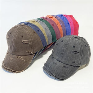 Casquettes de baseball classiques 2026 de haute qualité, vierges, 100 % coton, effet vieilli, délavées à l'acide, pour hommes, avec boucle métallique - Product Image 5