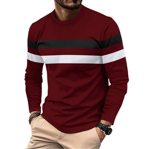 T-shirt à manches longues premium pour homme, léger, respirant, en coton, vêtements personnalisés, fabrication OEM ODM, partenaire de marque de mode - Product Image 6