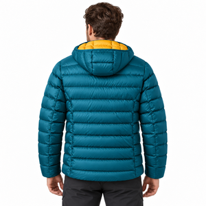OEM Mens Winter Puffer Jacket Hooded Quilted <b>Padded</b> <b>Coat</b> Warm Outdoor Travel Outerwear Zipper Pockets Custom Logo Outdoor Jacket - Product Image 6