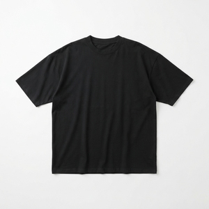 เสื้อยืดคอตตอนเนื้อหนา พิมพ์โลโก้ได้ ระบายอากาศดี ทรงหลวม สวมใส่สบาย - Product Image 3
