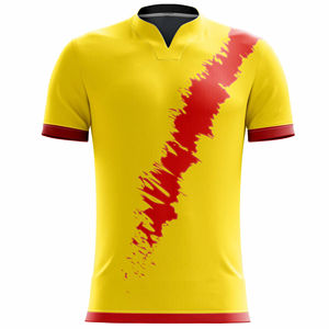 Maillot de football américain personnalisé 100% polyester, impression par transfert thermique de haute qualité, séchage rapide, col rond, manches courtes - Product Image 6