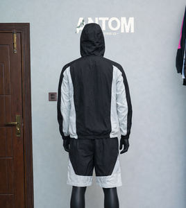 ชุดเซ็ตเสื้อยืดและกางเกงขาสั้นผู้ชาย ผ้าฝ้าย 100% สไตล์ลำลอง แฟชั่นใหม่สำหรับฤดูร้อน ลายปักแบบดิสเทรส คุณภาพสูง เหมาะสำหรับออกกำลังกาย - Product Image 4