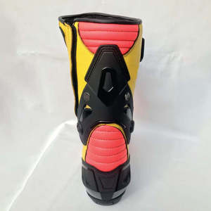 Bottes de moto confortables, imprimées sur mesure, imperméables, respirantes, ignifuges, en cuir, pour l'été et l'hiver, couleurs personnalisées - Product Image 4