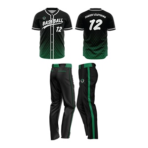 Camiseta de Béisbol de Poliéster de Alta Calidad 2025, Logotipo Personalizado, Uniforme de Softbol Juvenil y Adulto, Cierre de Botones, Sublimación, Talla Grande - Product Image 1
